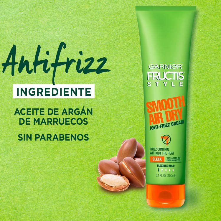 Ingrediente de Garnier Smooth Air Dry Anti-Frizz Hair Cream